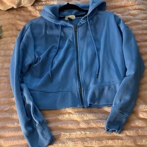 Universal Thread Light Blue Zip-Up Jacket